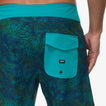 Worley F/W Wvn Short - Tile Blue - Down the Line 2 View