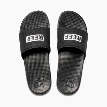 Reef One Slide - Reef Black/White - Top View