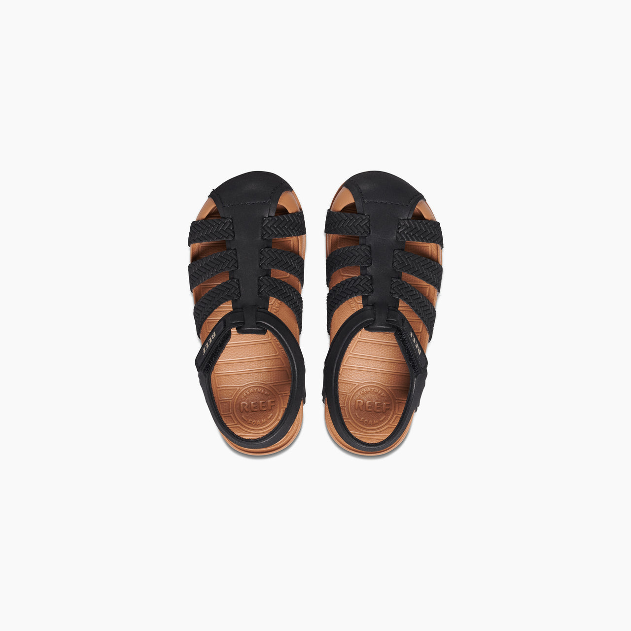 Little Water Beachy - Black/Tan - Top View