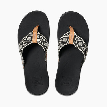 Reef Ortho Woven - Black/White - Top View