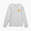 Wellie Graphic Long Sleeve Tee - White - Front View